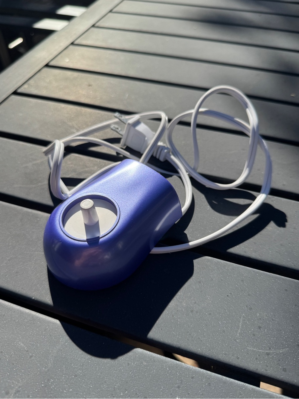 GO SMiLE - Sonic Blue LED Electric Toothbrush Charger Cord, Charging Station